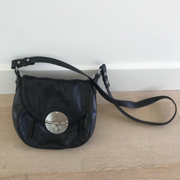 mimco shoulder bag black